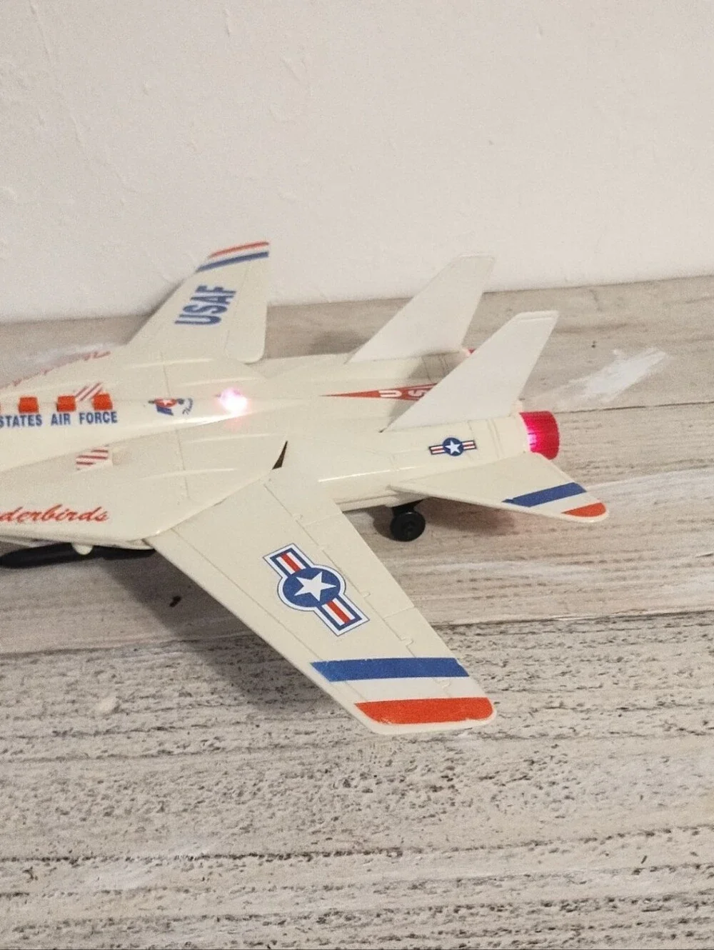 Original 1996 Thunderbirds Jet Plane VINTAGE Toy w/ Retractable Wings by Empire